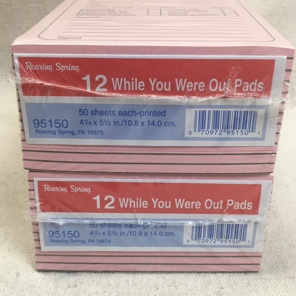 24 Roaring Spring While you were out Notepads NEW